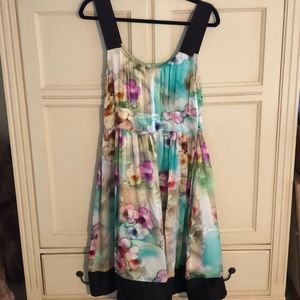 Meg Shop silk watercolor dress